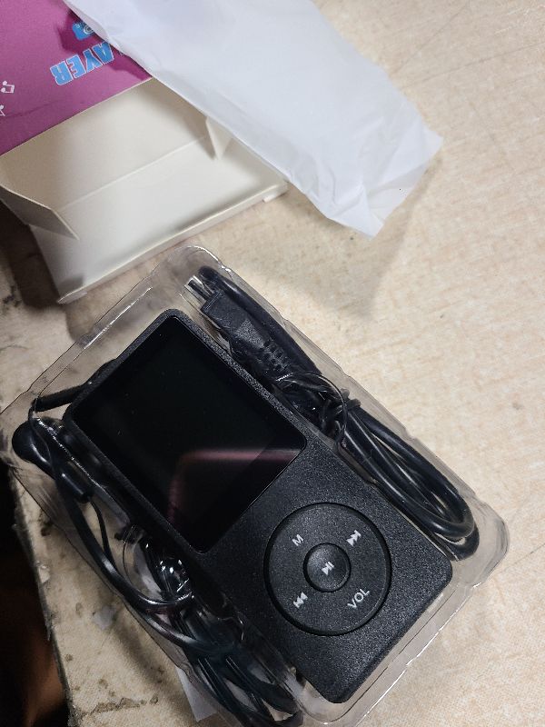 Photo 1 of 128GB MP3 Player with Bluetooth 5.2 Portable Multi-Function Music Player with HD Speaker,FM Radio, Voice Recorder, E-Book Slim Design Metal Shell (Earphones Included)