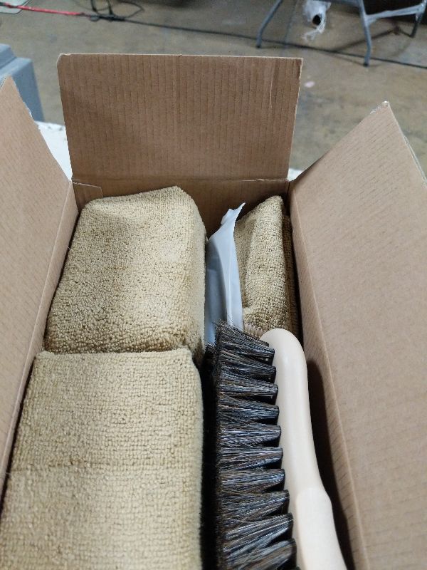 Photo 1 of 10PCS Car Cleaning Kit, Car Detailing Kit Interior Cleaner, Long Bristle Horse Hair Leather Cleaning Brush, Car Detailing Brushes, Microfiber Cloth & Applicator, Car Cleaning Supplies for Interior