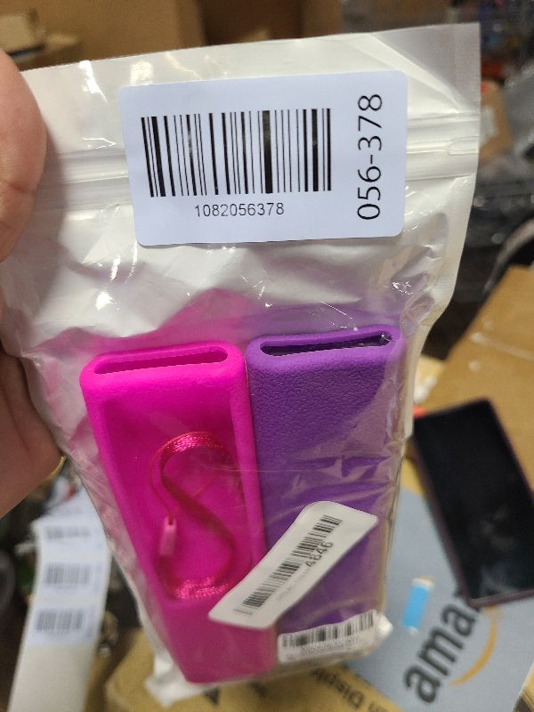Photo 1 of 2 Pack Silicone Remote Cover for Samsung Smart TV Remote 2019–2026, Non-Glow Protective Case for Solar Cell Remote BN59-01357 BN59-01385 BN59-01265A, Anti-Slip (Purple & Rose)