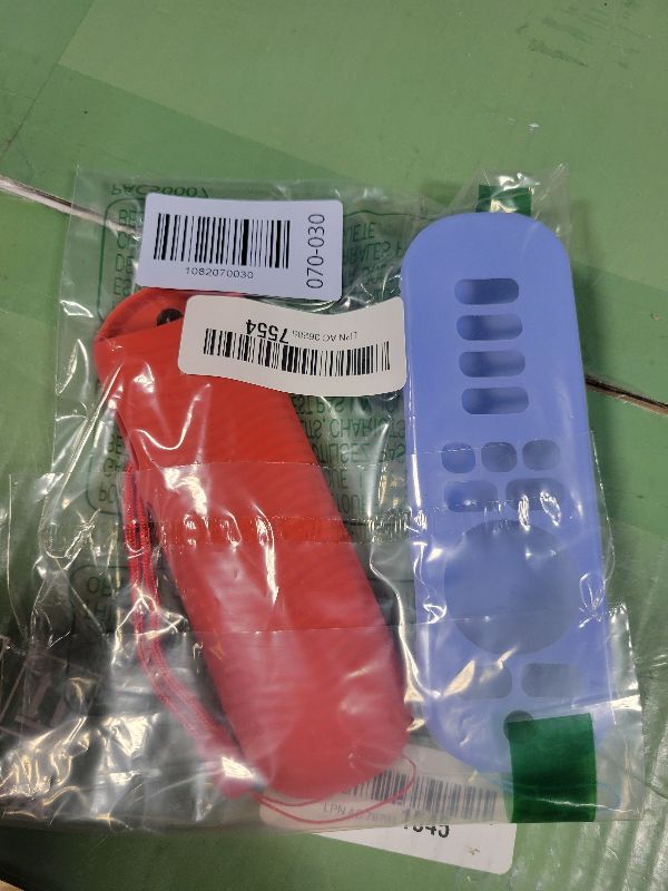 Photo 1 of 2 Pack Silicone Case for TCL Roku TV RC280 Remote, Protective Universal Replacement Lightweight Shockproof TCL Roku TV Remote Cover with Lanyard (Red+ Glowing Blue)