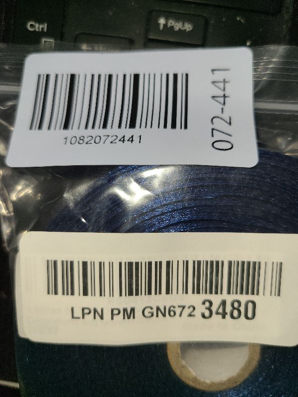 Photo 1 of 1 inches 50 Yard Dark Blue Satin Ribbon for Gift Wrapping, Wedding, Crafts, Christmas,Easter, Floral, Hair, Invitation Decorations and More
