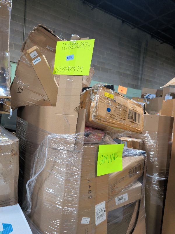 Photo 1 of As is general merchandise pallets