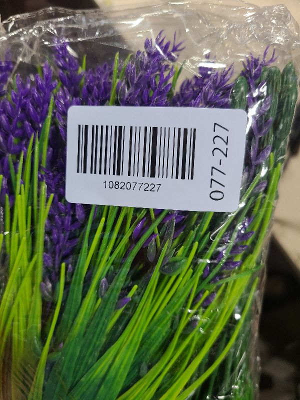 View 2 of 20 Bundles Artificial Plants Outdoor, UV Resistant Fake Flowers? Realistic Faux Lavender Shrubs for Porch Garden Window Box Home Decoration (Purple)