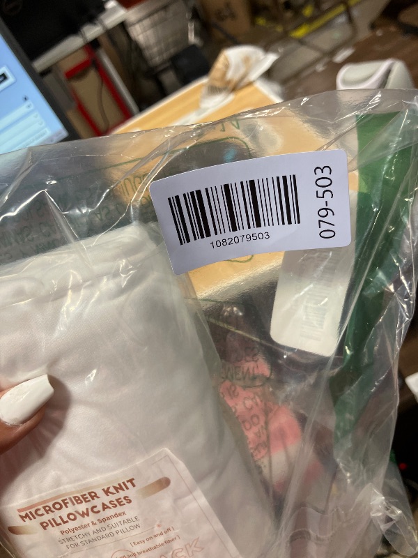 Photo 1 of 2-Pack Jersey Knit Pillow Cases Standard/Queen - Ultra Soft T-Shirt Like White Pillowcases Microfiber Blend - Envelope Closure Queen or Standard Size Set of 2, White