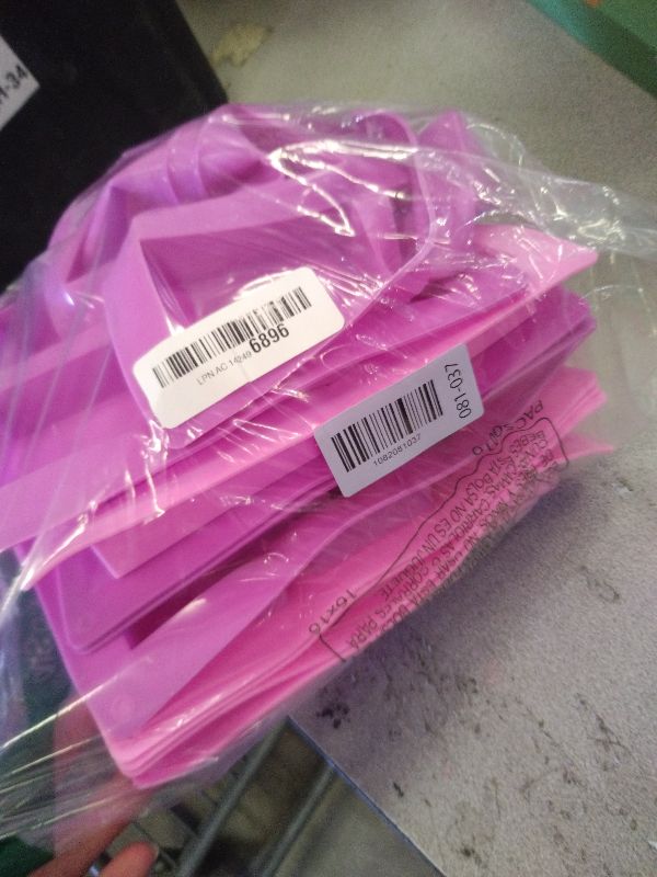 Photo 1 of 12 Packs 72 Cavity Rectangular Silicone Soap Molds, Purple Silicone Soap Making Molds Bulks, Cake Baking Molds, Soap Mold for Soap Making Handmade DIY Scented Candles Supplies Tools