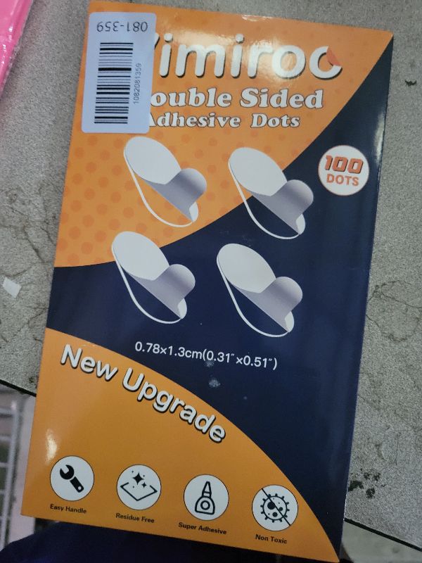 Photo 1 of 100Pcs Adhesive Glue Stick Dots Double Sided Sticky Tack Removable - Clear Museum Mounting Putty No Damage for Wall Decor, Figurine, Poster, No Trace Dots - Strong Adhesive Dots for Balloon & Crafts