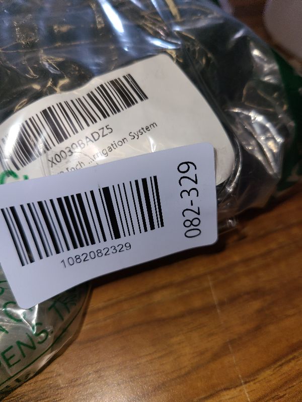 Photo 1 of 10 Pack 1/2 Inch Drip Irrigation Coupling Connectors (1/2" ID x 0.65" OD) - 1/2'' Drip Line Anti-Drop Barbed Locked Straight Connectors for 1/2 Inch Drip Tubing Garden Irrigation System