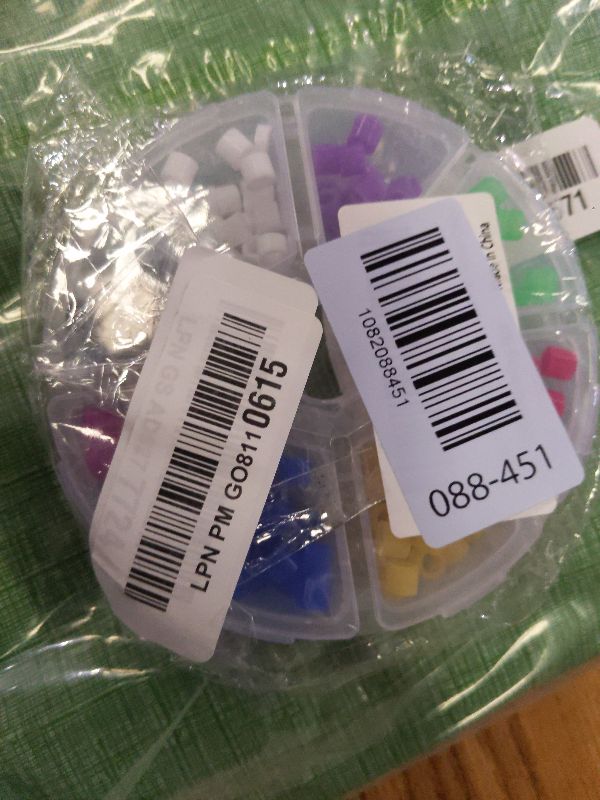 Photo 1 of 160 Pcs Dental Code Rings, 6mm Silicone Non-Toxic Orthodontic Rings Accessory, 8 Vibrant Colors, Autoclavable Instrument Identification System for Dental Clinics