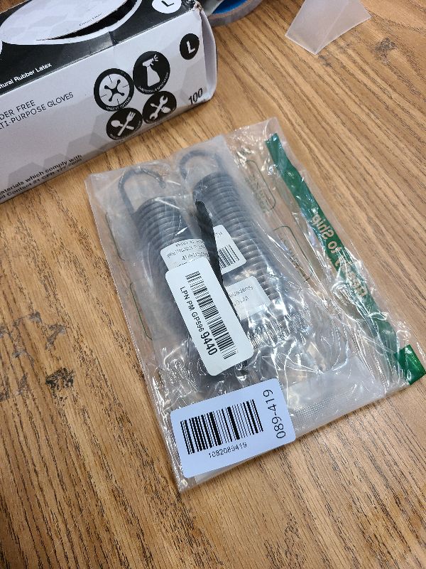 Photo 1 of 2 pcs W10135004 8182814 Suspension Spring for Whirlpool Kenmore Washer 8181762 1470473 8182796 1200353 AH1485946 EA1485946 PS1485946 W10127411 Black