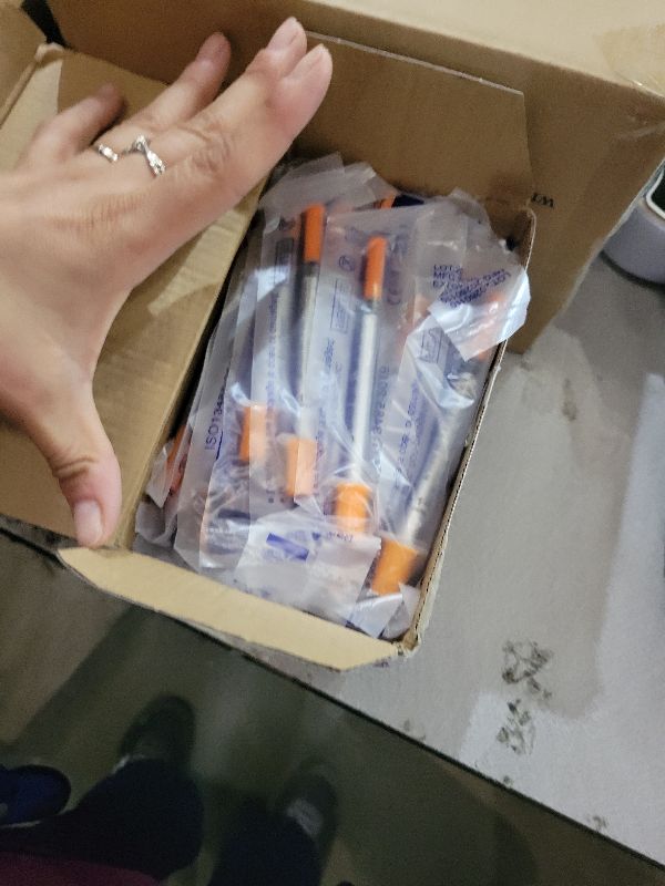 Photo 1 of 1ml Syringe 30G 5/16 Inch, Individually Wrapped, Pack of 100