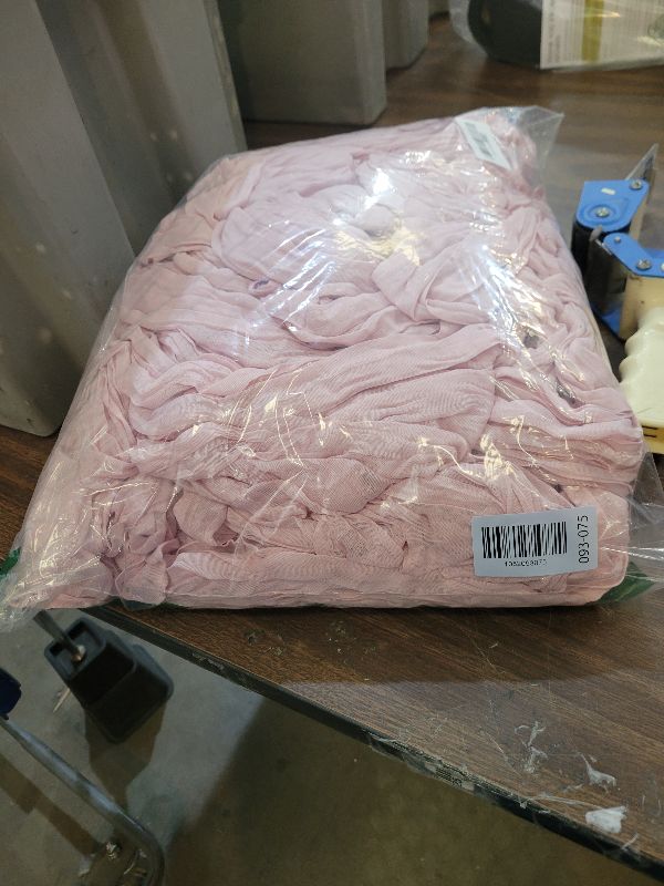 Photo 1 of 10 Pack Light Pink Cheesecloth Table Runner 10FT Boho Gauze Fabric Table Runner Vintage Rustic Sheer Runners for Wedding Party Bridal Baby Shower Long Table Decorations