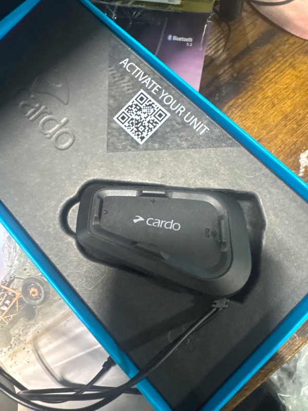 Photo 1 of Cardo Packtalk Neo Motorcycle Helmet Communication Intercom System, Waterproof, 2nd Generation Mesh - Connect Up to 15 Riders, Natural Voice Operation, 40mm High Definition Speakers - Single Pack
