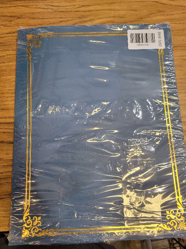 Photo 1 of 12 Packs Certificate Covers,Navy Blue Cardboard Diploma Cover,Certificate Holders Gold Foil Border,for Letter Size 8.5 x 11 Inch Awards and Certificates