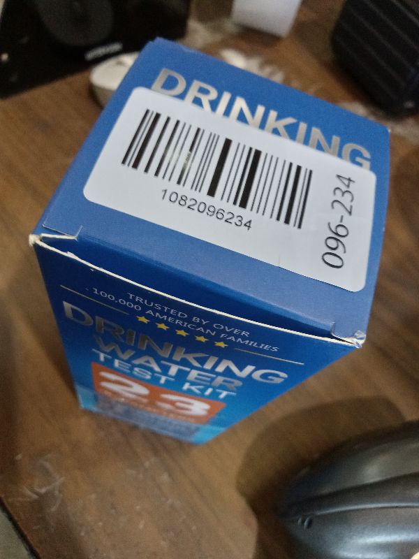 Photo 1 of 23-in-1 Drinking Water Test Kit for Home, 155 Water Test Strips for Tap & Well Water, Tests Hardness, Lead, Iron, Copper, Chlorine, Fluoride, pH, Nitrate & More