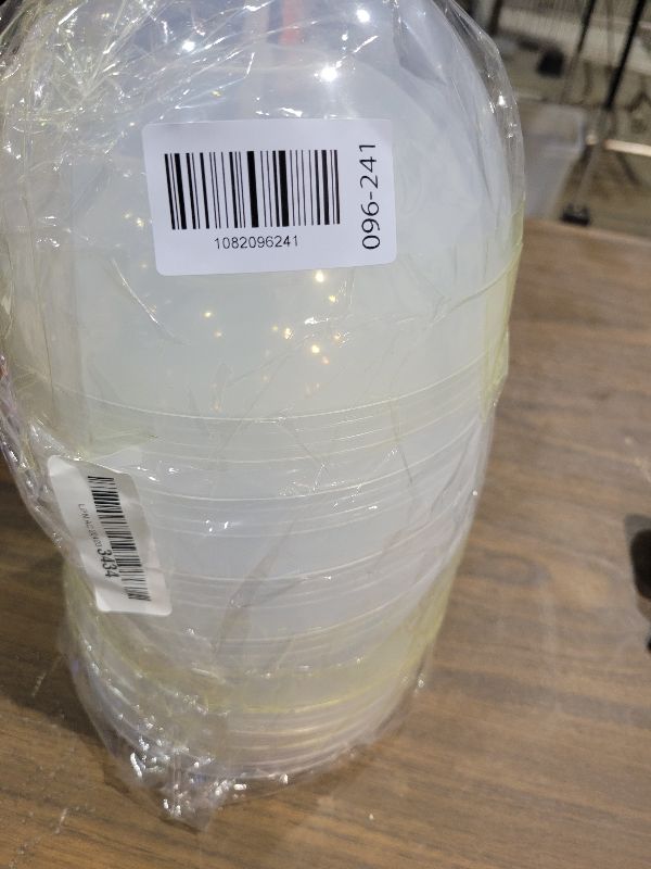 Photo 1 of 12 Inch/ 10 Inch/ 8 inch Giant Plastic Easter Egg 4/ 8 Pcs Empty Jumbo Clear Easter Egg Fillable for Easter Fillers Basket Party Favor DIY Hunt Surprise Easter Eggs (4 Pcs - Clear ( 10 Inch ))