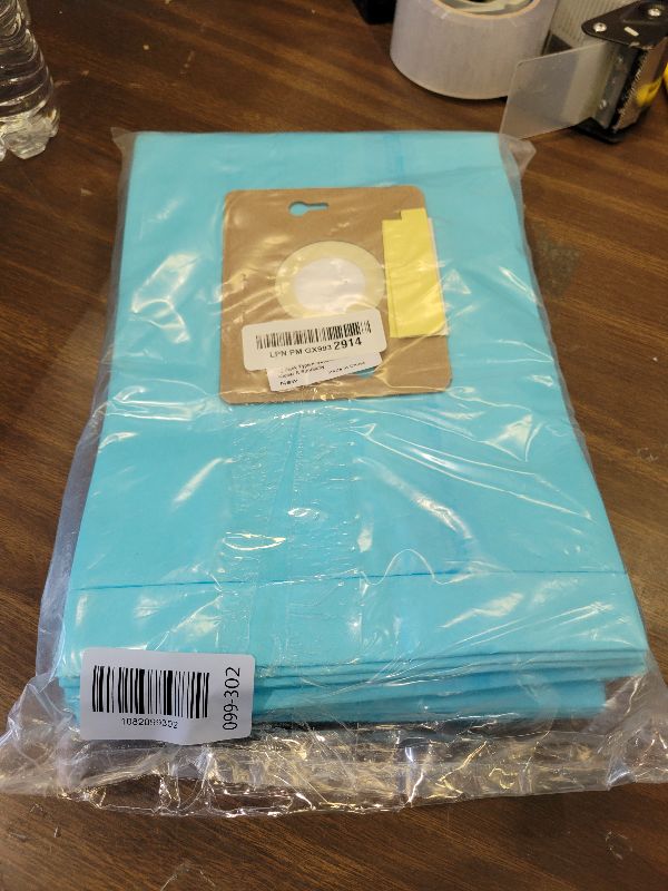 Photo 1 of 12 Pack Type F Vacuum Bags for Riccar Supralite R10E, Rsl1, Rsl1a, Ral1ac, Rsl2, Rsl3, Rsl3c, Rsl4, Rsl5, Rsl5c & Simplicity Freedom F3600, F3500, F3400, F3300, SF1 Uprights #Part RFH6 RSL-6 SFH6