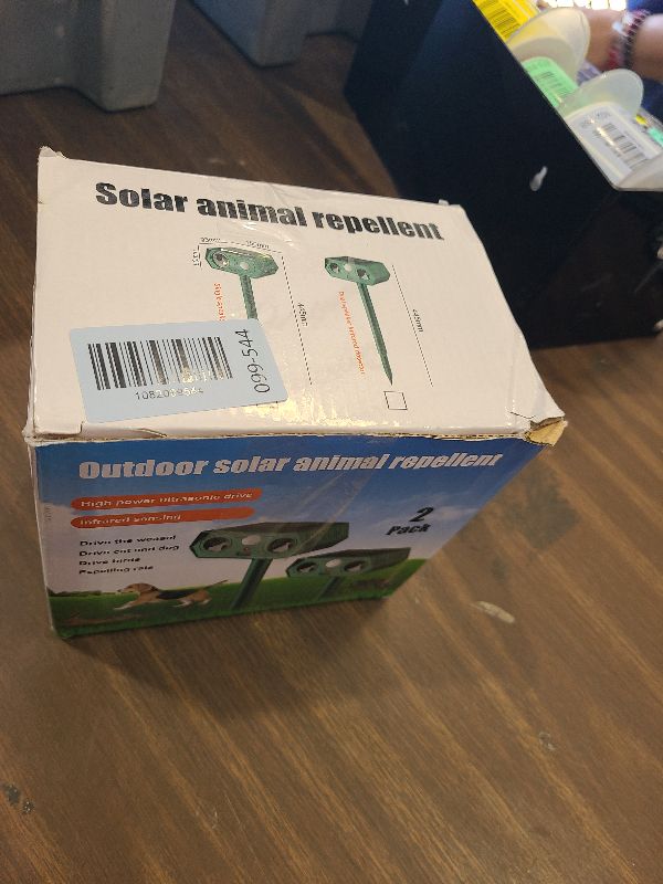 Photo 1 of 2026 Sonic Fortress Pro Deer Repellent Solar Ultrasonic Animal Deterrent Devices Outdoor Squirrel Repellent Cat Deterrent with IP65 Motion Sensor to Scare Raccoon Rabbit Dog Skunk for Garden (2)