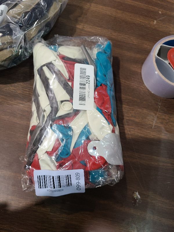 Photo 1 of 142Pcs Nurse Party Decoration Nurse Graduation Week Red White Blue Balloons for Nurse Graduation Nurse Party Decoration Supplies