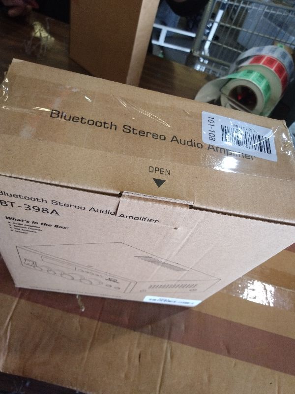 Photo 1 of *MISSING REMOTE* 
Romica Stereo Audio Amplifier, 2 Channel 450W Bluetooth 5.0 Home Audio Stereo Receiver with FM Radio, USB, SD, Optical & Coaxial Inputs, Amplifier for Passive Speakers and Active subwoofer
