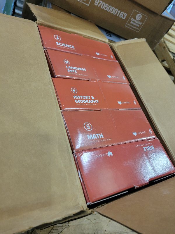 Photo 1 of  12th Grade
LIFEPAC 12th Grade 5-Subject Complete Boxed Set