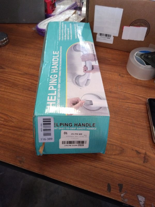 Photo 1 of 2 Pack 16.18” Grab Bars for Bathtubs and Showers, Shower Handles for Elderly Suction Cup Grab Bars for Shower Wall Heavy Duty, Safety Grab Bar for Seniors Suction Bathroom, No Drilling