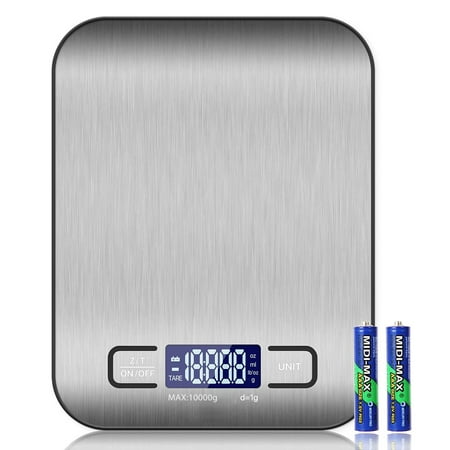 Photo 1 of  Digital Food Scale 22lb Kitchen Scales Grams and Ounces for Weight Loss Baking Cooking Keto and Meal Prep with LCD Display 