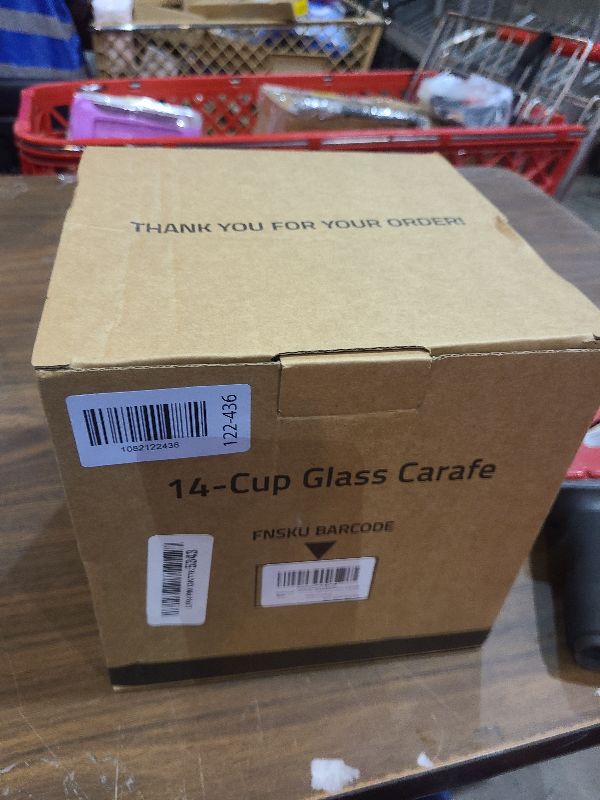 Photo 1 of 14-Cup Replacement Carafe Compatible with Cuisinart Coffee Maker Models DCC-3200, DCC-3200P1, DCC-2200, DCC-2600, DCC-2800 and CBC-7000PCFR Model# DCC-2200RC