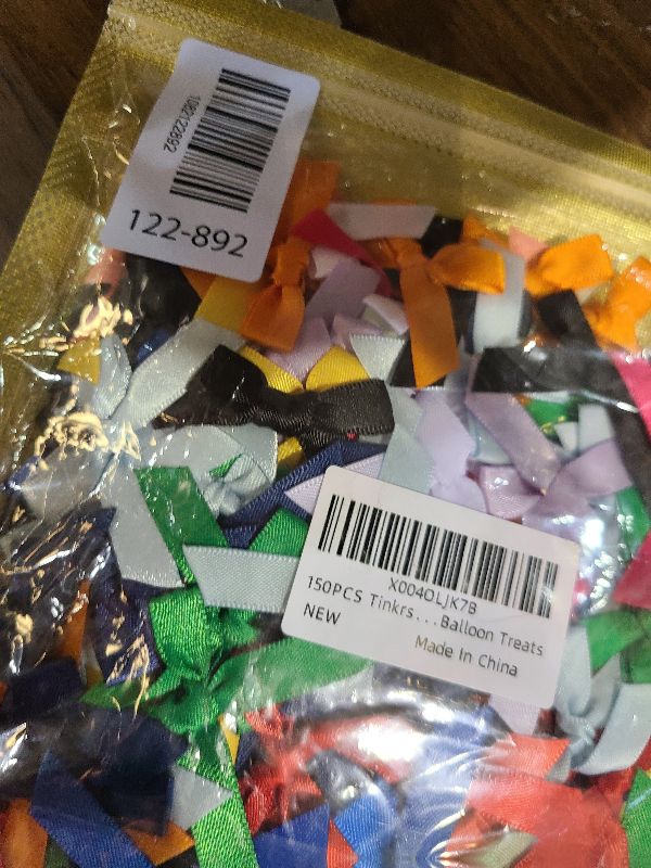Photo 1 of 150PCS Tinkrstuff Colorful Mini Bows for Crafts, 1.5*2" Fabric Small Bows for Decoration,Satin Ribbon Tiny Bow for Clothes Ornament, Christmas Tree Bows &Thanksgiving Gifts Party Cake Balloon Treats