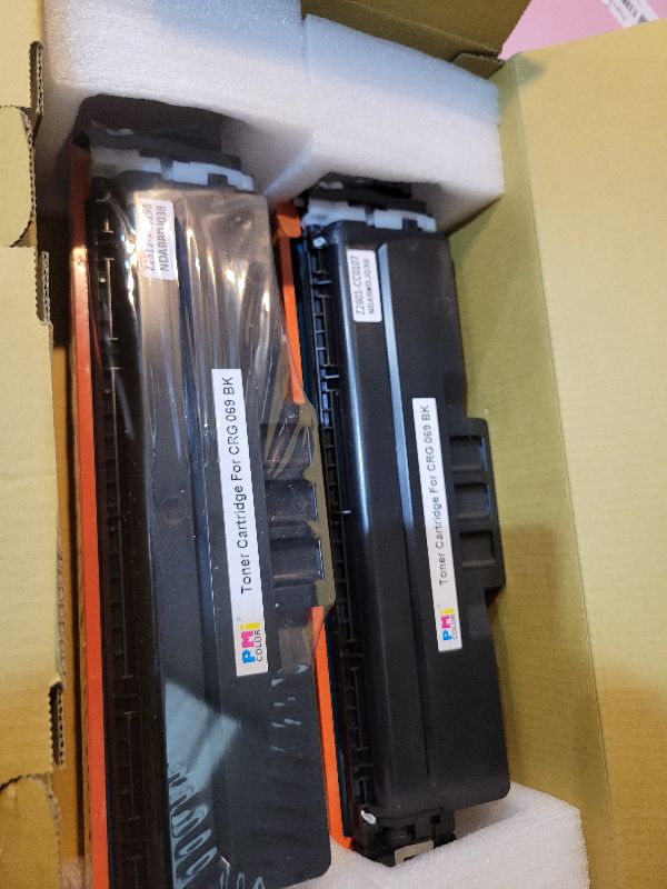 Photo 1 of 069 Black Toner Cartridges Replacement for Canon 069 Toner Cartridge for Canon Color MF753Cdw, MF751Cdw LBP674Cdw Printers | (2 Pack)