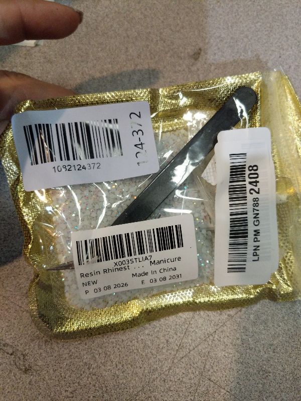 Photo 1 of 15000pcs 2mm Resin Rhinestones Bulk, White AB Flatback Round Jelly Rhinestones Bedazzling Non Hotfix Crystal Gems Large Quantity Wholesale for DIY Crafts Clothes Bottles Tumblers Face Makeup Manicure