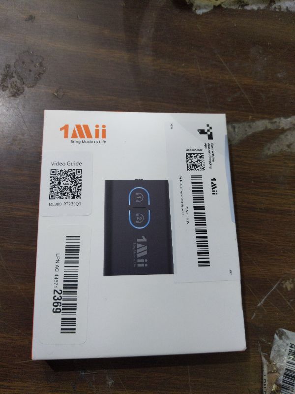 Photo 1 of 1Mii Bluetooth 5.3 Transmitter Receiver for TV to Wireless Headphones, Dual Link aptX Adaptive/Low Latency/HD Audio, Aux Bluetooth Audio Receiver Adapter for Home Stereo, Airplane, Boat, Gym