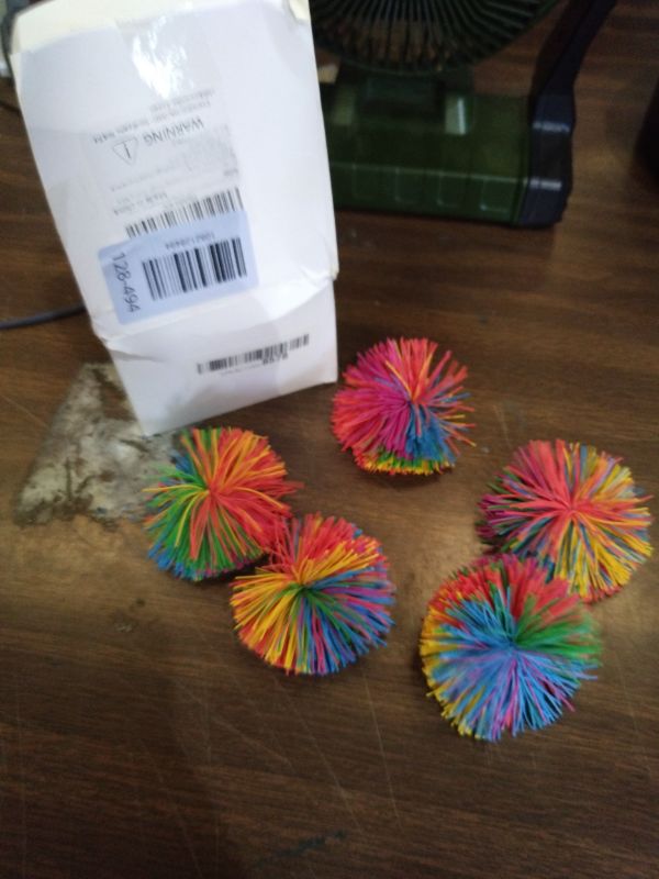 Photo 1 of 16 PCS Sensory Fidget Stringy Balls, Multicolor Soft Rubber Bouncy Stress Balls, Pull Stretch Elastic Ball Toy Rainbow Fidget Party Favors