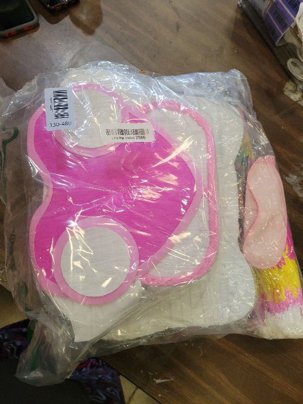 Photo 1 of 21" Pinata for Birthday Party - 3D Pink Large Piñata, 24" Bat Stick, Eye Mask, Rope - Cute Love Heart Design, Large Party Decoration & Candy Holder for Girls Kids Theme Party, Room Decor & Centerpiece