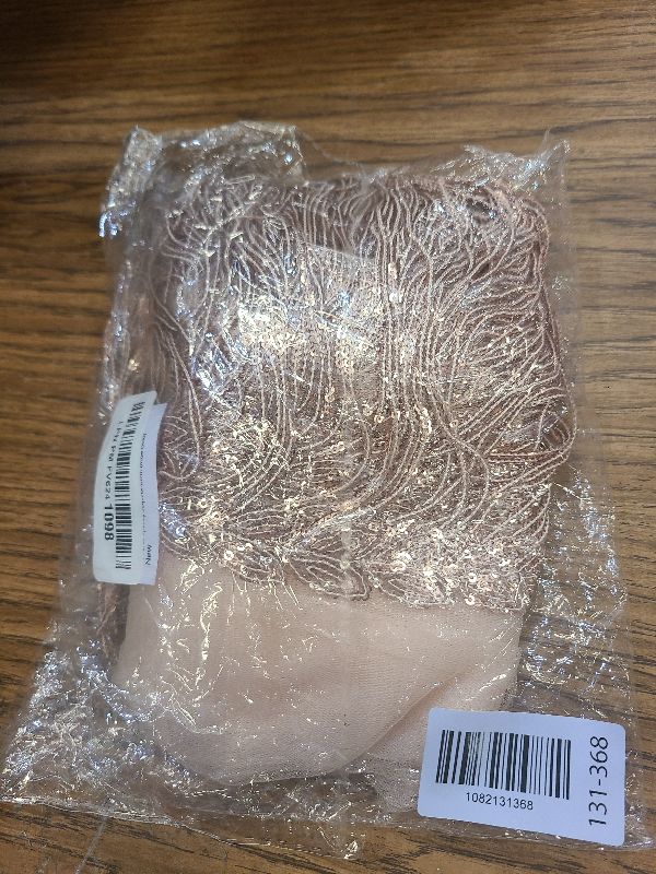 Photo 1 of 10 Yards Sparkly Sequined Tassel Ribbon Sequins Fringe Trim Spangle Paillette Lace Fabric for Upholstery Sewing Curtain Pillow Home Decor Party Dress Stage Costume Embellishment (Champagne)