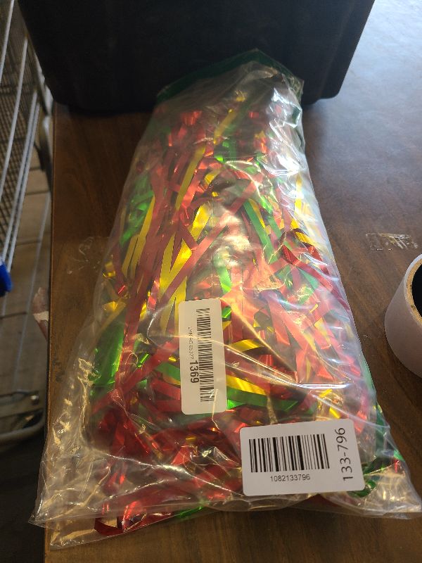 View 2 of 2 Pack Cinco De Mayo Decorations, 3.28 FT x 7.05 FT Fiesta Rainbow Backdrop, Mexican Style Fringe Curtains Tinsel Backdrop Party Streamer, Metallic Taco Party Decorations Mexican Decor