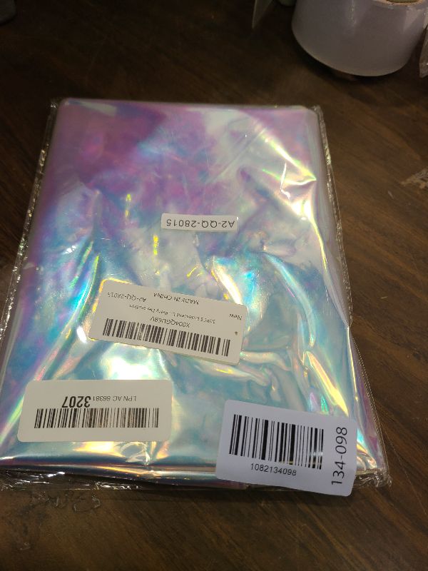 Photo 1 of 10PCS Iridescent Laser Star Foil Balloons, Transparent Laser Foil Stars Shape Balloons, 18 Inch Colorful Stars Balloon Aluminum for Birthday, Baby Shower, Wedding Party Decoration