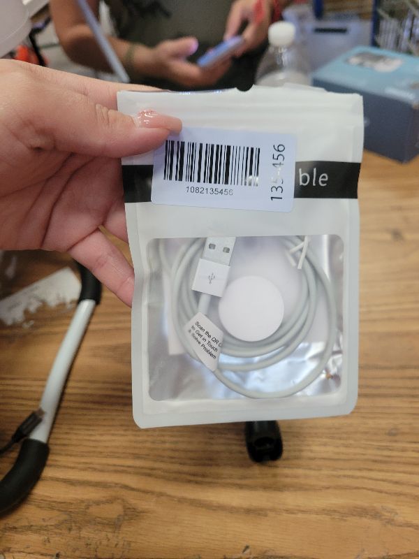Photo 1 of ???? ???????? for Apple Watch Charger Magnetic Fast Charging Cable [Portable] Magnetic Wireless Charging Compatible with iWatch Series Ultra/SE/11/10/9/8/7/6/5/4/-[3.3FT] White