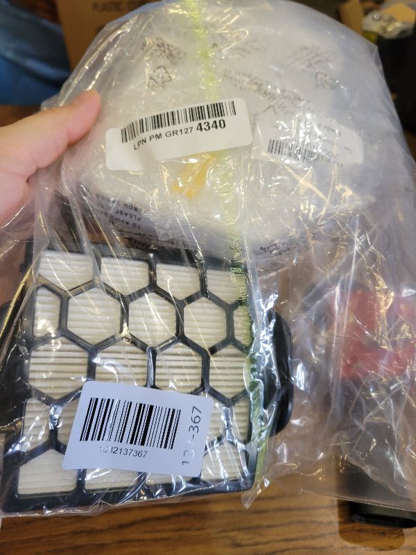 Photo 1 of 1 HEPA Filter & 2 Set of Foam Filters for Shark Navigator NV150 NV251 NV255 & Zero-M ZU62 ZU62C ZU60 Upright Shark Vacuum Filter Replacement Part 1238FT60 1239FT60