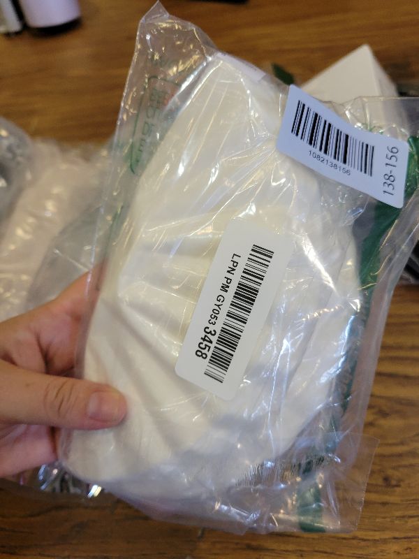 Photo 1 of 100 Count Basket Coffee Filters,Flat Bottm Paper Filter Compatible With Fellow Aiden Coffee Maker,Work With Batch Brew Filter Basket