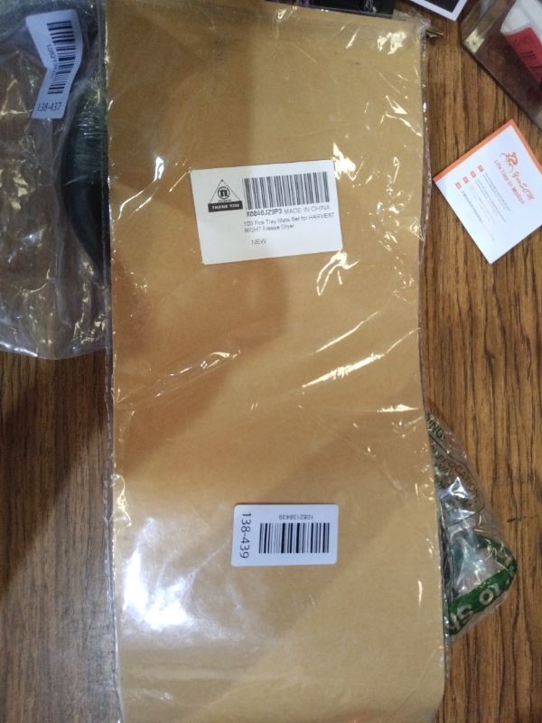 Photo 1 of 100 Pcs Tray Mats Set for HARVEST RIGHT Freeze Dryer Medium Trays Disposable Freeze Dryer Parchment Paper Custom fit for Medium HARVEST RIGHT Trays Accessories, 17.2 x 7 Inch