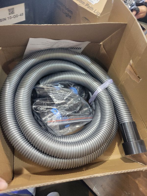 Photo 1 of 16FT Shop Vac Hose Dust Collection Hose Kit for Home & Shop Vacuum System with Expanded Multi-Brand Power Tool Adapter Set with 6 Sander Vacuum Adapters for 2-1/4" Dust Collector Vacuum Connection