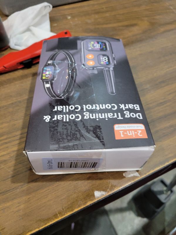 View 3 of 2 in 1 Dog Bark and Shock Collar - 4500FT Bark Collar with Remote, Voiceprint Recognition, Beep/Vibration/Shock Modes, 8 Sensitivity Levels, IP67 Waterproof, Portable Training Collar for 5-120lbs Dogs