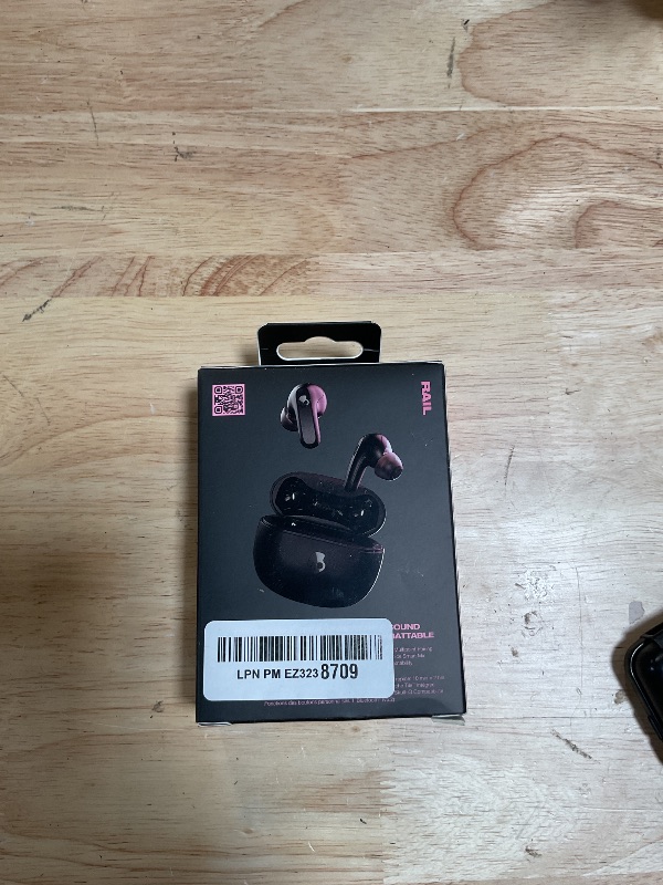 Photo 1 of **RIGHT EARBUD / NON-FUNCTIONAL*** Skullcandy Rail Wireless Earbuds, Bluetooth Headphones, Noise Isolating Fit, Up to 42 Hours Battery, IP55 Sweat and Water Resistant, Microphone for iPhone Android - True Black