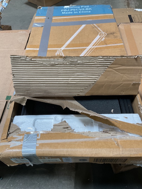 Photo 1 of ***NON FUNCTIONAL***PARTS ONLY***Smug Compact Armless Treadmill, Space Saving Design for Home & Office, Quiet Under Desk Walking Pad, 200 Lbs Capacity 3 in 1 Portable Walking Treadmill