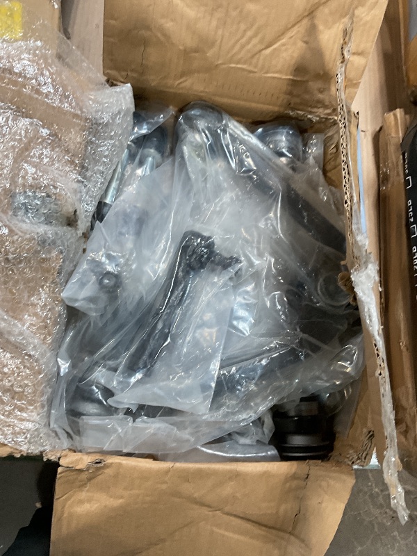 Photo 1 of ***HEAVILY USED/ DIRTY*** KUIPERAUTO 14PCS Front Suspension Kit Upper Control Arm Compatible For 1997-2002 Ford F150 Expedition Compatible for 1998-2002 Lincoln Navigator 2WD with Bolt Sway Bar,Ball Joint, Inner Outer Tie Rods