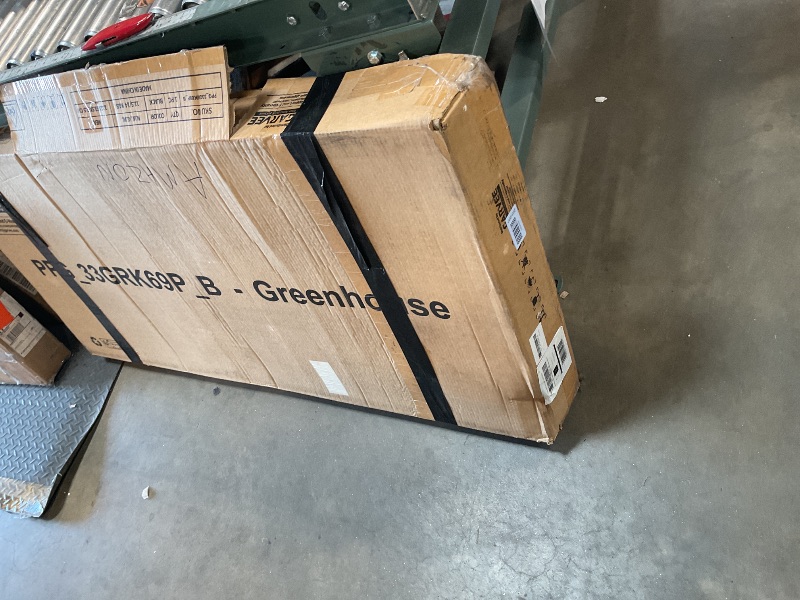 Photo 1 of  ** SELLING FOR PARTS AS PARTIAL SET. ONE BOX OF TWO. MISSING FRAMES.(**Garvee green house