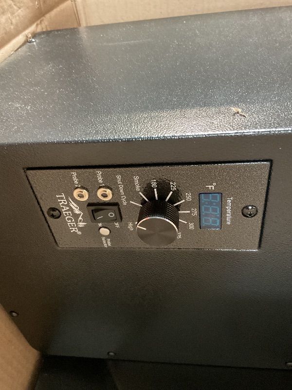 Photo 1 of *** FOR PARTS ONLY/ WON'T ASSEMBLE BENT CORNERS *** Traeger Grills Pro 34 Electric Wood Pellet Grill and Smoker, Bronze, 884 Square Inches Cook Area, 450 Degree Max Temperature, Meat Probe, 6 in 1 BBQ Grill