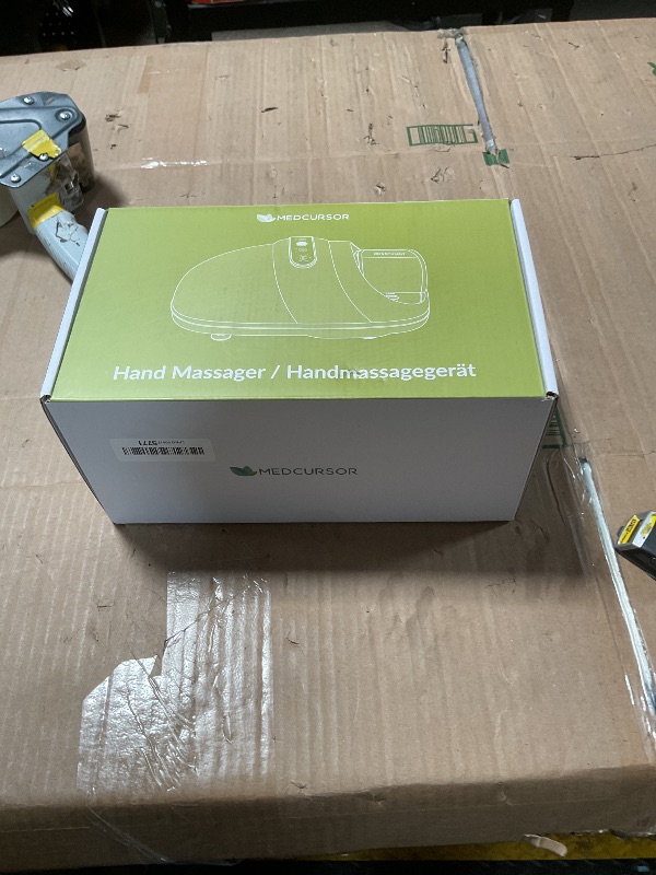 Photo 1 of *** HEAVILY USED (SCRATCHED)*** Medcursor Hand Massager - Hand Massager with Heat and Compression for Carpal Tunnel and Stiff Joints, Pain Relief from Wrist to Palm and Finger, Gifts for Women Men (Rechargeable)