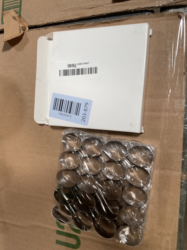 Photo 1 of **MINOR DAMAGE ( 2 BROKEN OFF)** AIERSA Mini Egg Cookie Cutter,Round Small Easter Cookie Cutters,1.2 Inch Tiny Egg Shaped Cracker Cutter,20 Cavity Metal Stainless Steel Easter Cracker Cutters