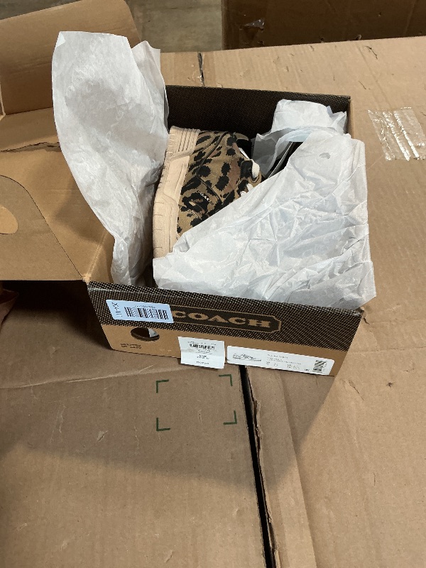 Photo 1 of ***HEAVILY USED/HAS SCUFFS ***COACH SoHo Sneaker Tan Multi